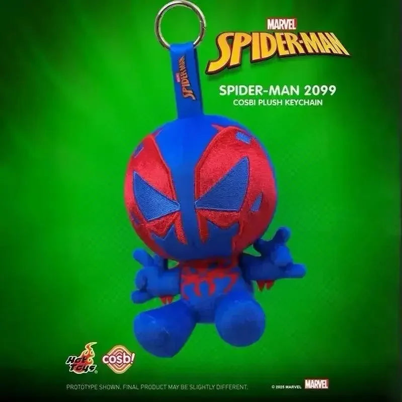 2025 New Original Hot toys Marvel Spider Man Cosbi Blind Box Plush Bag Pendant Kawaii Spider Man Surprise Box Birthday Gift