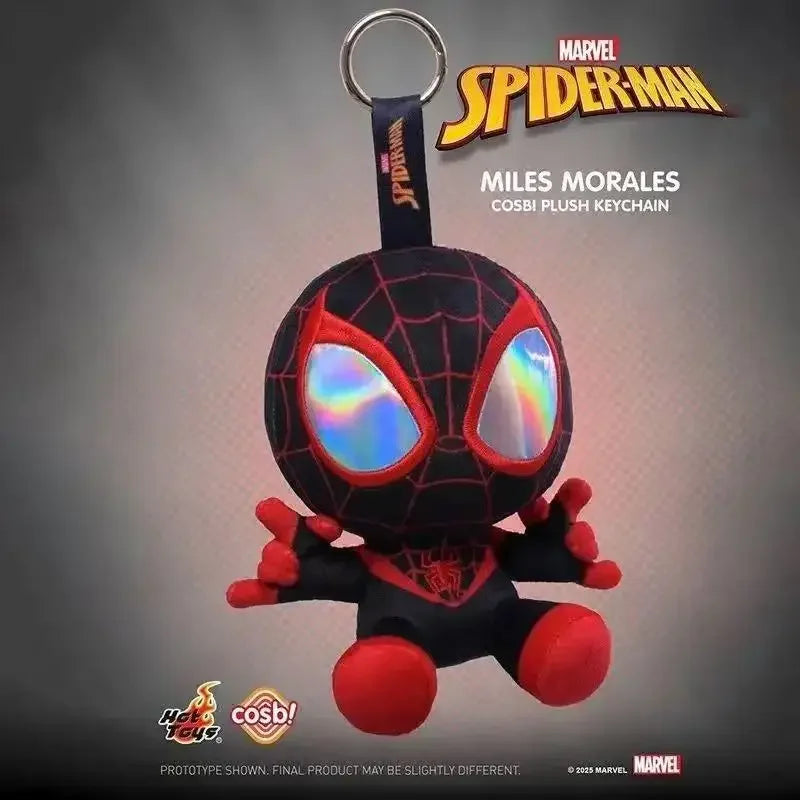 2025 New Original Hot toys Marvel Spider Man Cosbi Blind Box Plush Bag Pendant Kawaii Spider Man Surprise Box Birthday Gift
