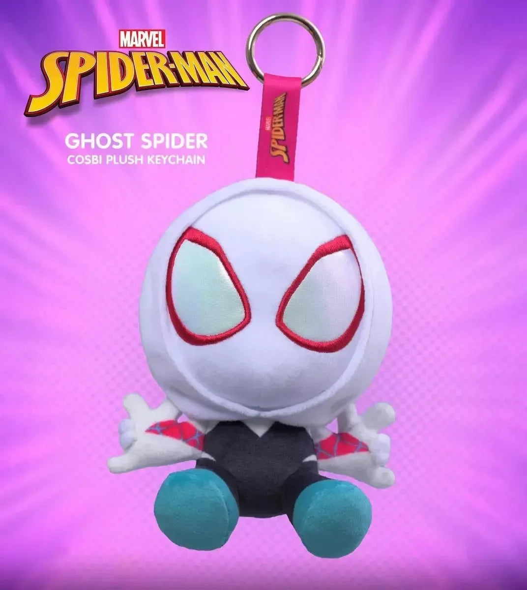 2025 New Original Hot toys Marvel Spider Man Cosbi Blind Box Plush Bag Pendant Kawaii Spider Man Surprise Box Birthday Gift