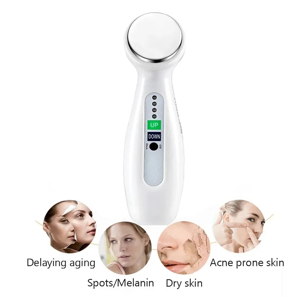 1Mhz Cavitation Ultrasonic Facial Beauty Cleaner Body Slimming Spa Skin Tightening Lifting Anti-Acne Wrinkle Removal Massager
